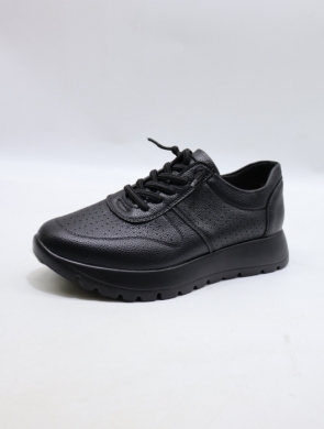 Buty sportowe damskie na płaskim (36-41) L220-1 BLACK