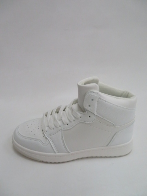 Sneakersy damskie wysokie (36-41) LA177 WHITE