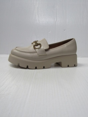 Mokasyny damskie na płaskim (36-41) YDF-18A BLACK/BEIGE