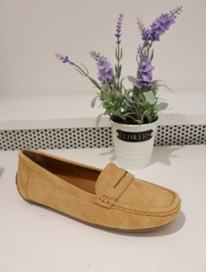 Mokasyny damskie na płaskim (36-41) FT245 CAMEL