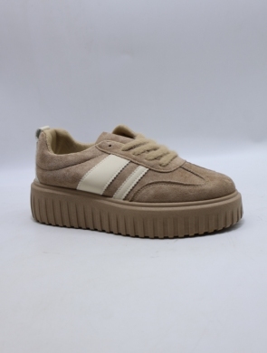 Buty sportowe damskie na płaskim (36-41) PC303 KHAKI