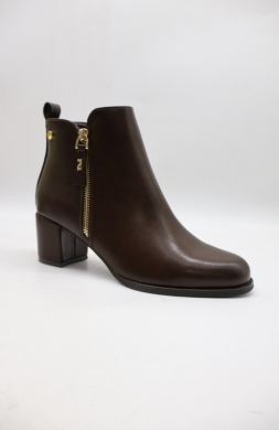 Botki damskie na obcasie (36-41) 9565 BROWN