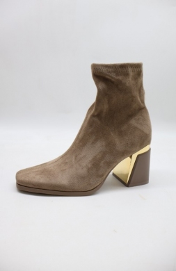 Botki damskie na obcasie (36-41) 2908A KHAKI