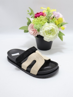 Klapki damskie na płaskim (36-41) TL8-169 BEIGE