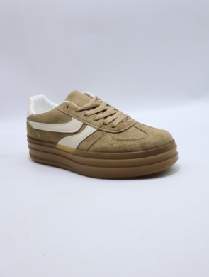 Buty sportowe damskie na płaskim (36-41) BH2205 KHAKI