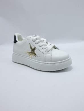 Buty sportowe damskie na płaskim (36-41) EV-391 WHITE