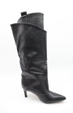 Kozaki damskie ocieplane na szpilce (36-41) CS-008 BLACK
