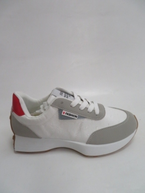 Buty sportowe damskie na płaskim (36-41) XHBD-25 WHITE