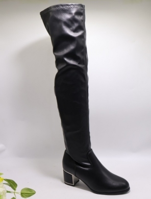 Kozaki damskie na obcasie (36-41) T2329 BLACK