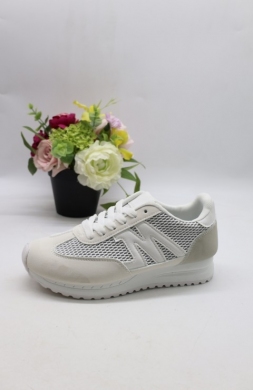 Buty sportowe damskie na płaskim (36-41) 6778 WHITE