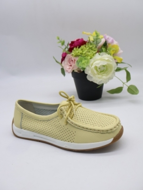 Mokasyny damskie na płaskim (36-41) 8018 YELLOW