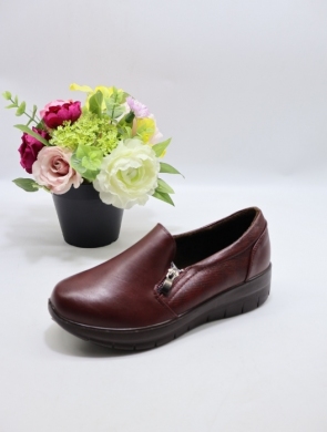 Półbuty damskie na płaskim (36-42) 57507A-4 RED