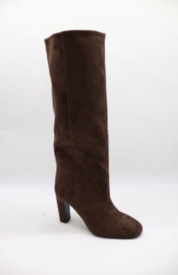Kozaki damskie ocieplane na obcasie (36-41) CS-019 BROWN
