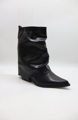 Botki damskie na obcasie (36-41) ML517 BLACK