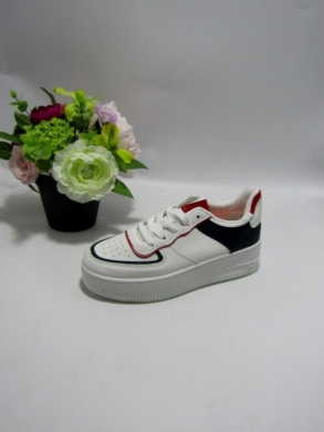 Buty sportowe damskie na płaskim (36-41) 8577 WH/BLUE