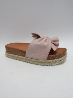 Klapki damskie na koturnie (36-41) DF852 PINK