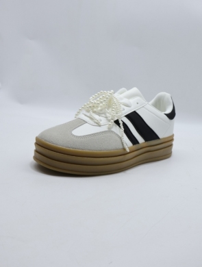 Buty sportowe damskie na płaskim (36-41) 2012 WHTE