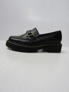 Mokasyny damskie na płaskim (36-41) 1-712 BLACK