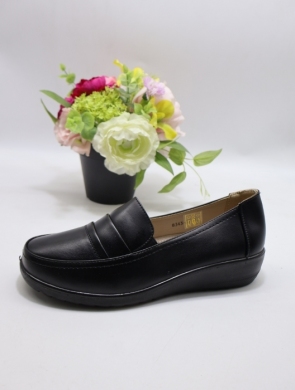 Półbuty damskie na płaskim (36-42) 8343-1 BLACK