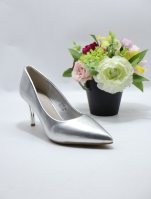 Czółenki damskie na szpilce (36-41) XJK05 SILVER