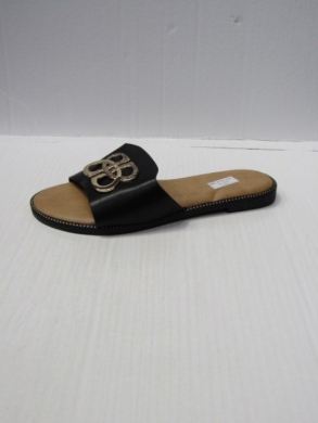Klapki damskie na płaskim (36-41) 98-138 BLACK