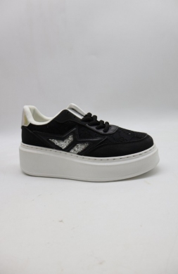 Buty sportowe damskie na płaskim (36-41) YY-113 BLACK