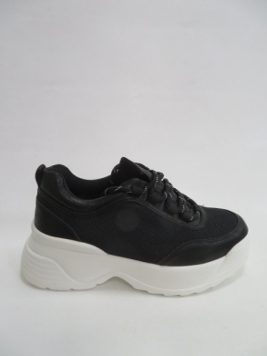 Sneakersy damskie niskie (36-41) 7923-Y  BLACK