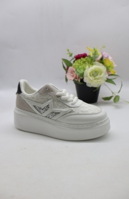 Buty sportowe damskie na płaskim (36-41) YY-113 WHITE