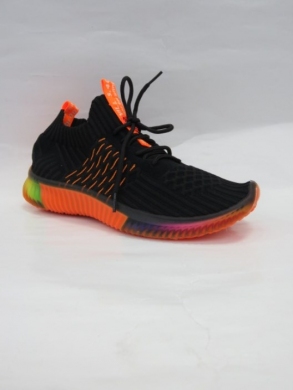 Buty sportowe damskie na płaskim (36-41) MB186 BLACK