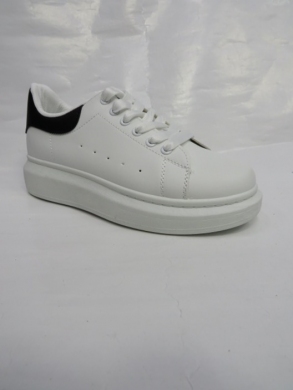 Buty sportowe damskie na płaskim (36-41) BO-632 WHITE/BLACK