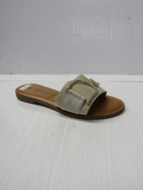 Klapki damskie na płaskim (36-41) WL597 BEIGE