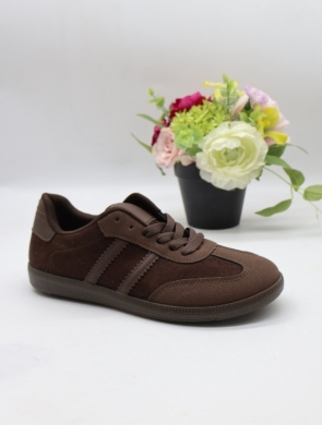 Buty sportowe damskie na płaskim (36-41) A-108 COFFE