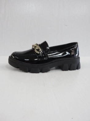 Mokasyny damskie na płaskim (36-41) 999-1 BLACK