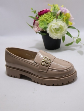 Mokasyny damskie na płaskim (37-41) XO1660 BROWN