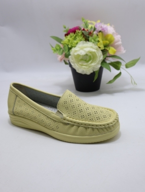Mokasyny damskie na płaskim (36-41) 9196 YELLOW