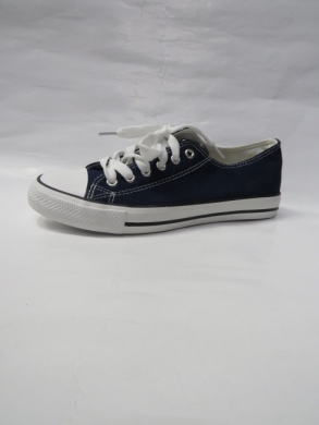 Trampki damskie na płaskim (36-41) 7BW-7 NAVY