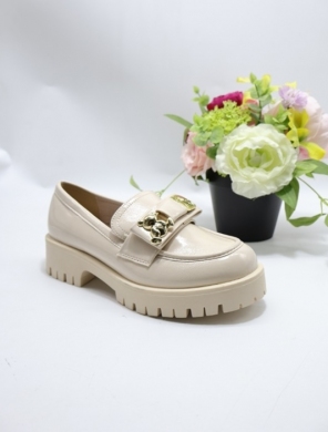 Mokasyny damskie na płaskim (36-41) 5035 BEIGE