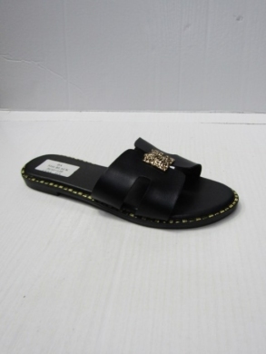 Klapki damskie na płaskim (36-41) 5166 BLACK