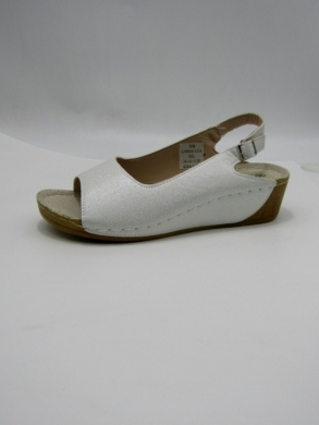 Sandały damskie na koturnie (36-41) C9904-12A SILVER