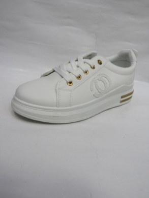 Buty sportowe damskie na płaskim (36-41) EV-48 WHITE