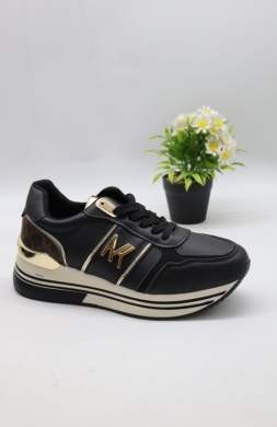 Buty sportowe damskie na płaskim (36-41) W230 BLACK