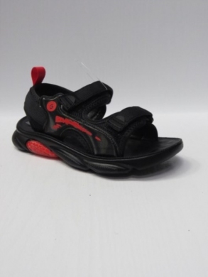 Sandały chłopięce (32-37) D936 BLACK/RED