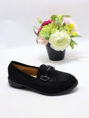 Mokasyny damskie na płaskim (36-41) H8-1029 BLACK