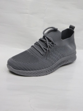 Buty sportowe damskie na płaskim (36-41) W065 GREY