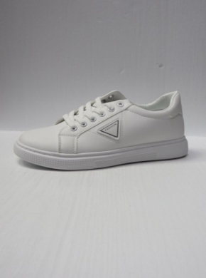 Buty sportowe damskie na płaskim (36-41) 6862-8 WHITE