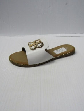 Klapki damskie na płaskim (36-41) EFL002 WHITE