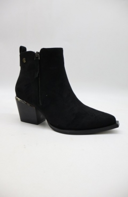 Botki damskie na obcasie (36-41) 1986-22 BLACK