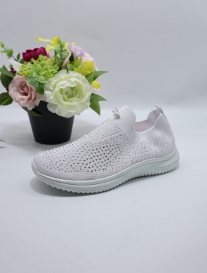 Buty sportowe damskie na płaskim (36-41) SJ2371-2 WH