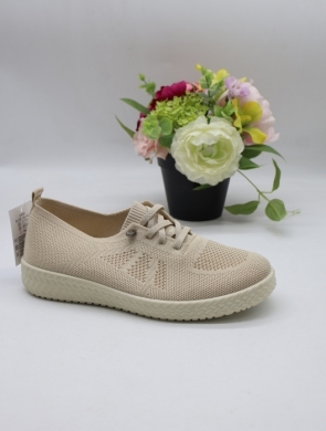 Buty sportowe damskie na płaskim (36-41) 2948 BEIGE