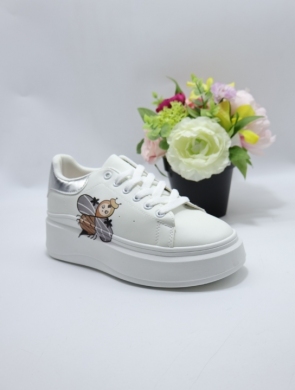 Buty sportowe damskie na płaskim (36-41) EL-012 SILVER